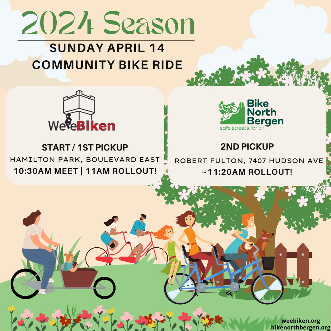 April 14 Ride Details!